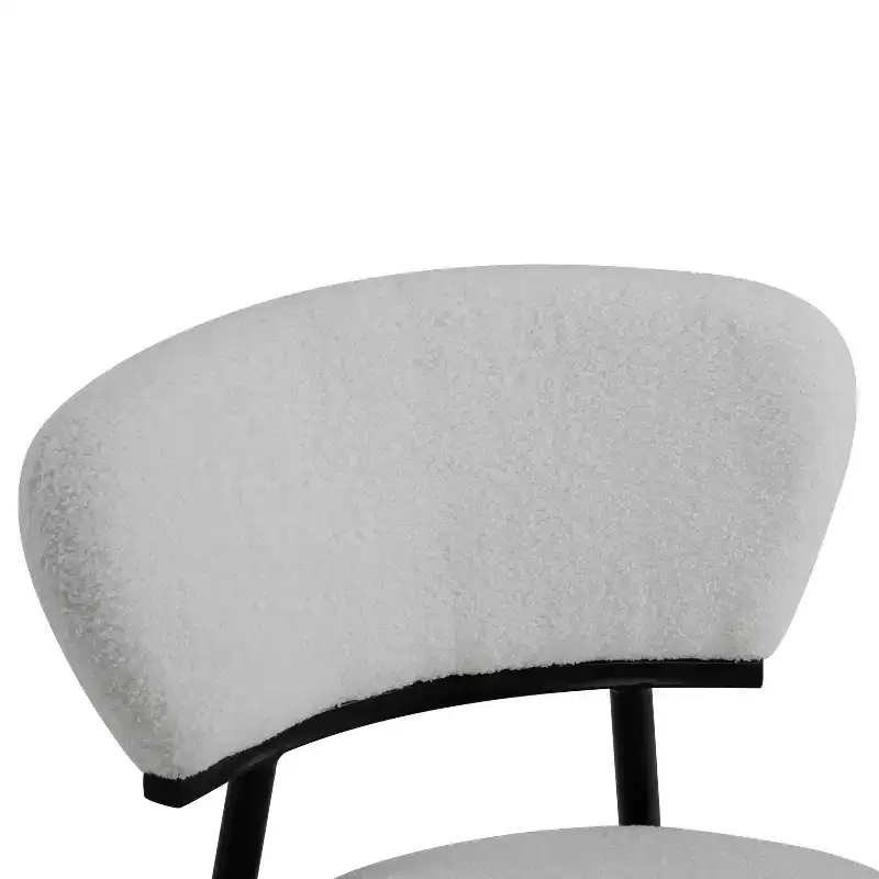 Christopher Knight Home Atrass Upholstered Dining Chair with Metal Legs (Set of 4)
