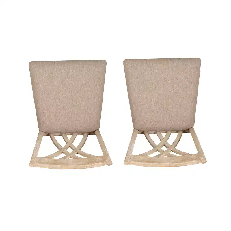Powell Set of 2 Maggie Counter Height Barstools Natural