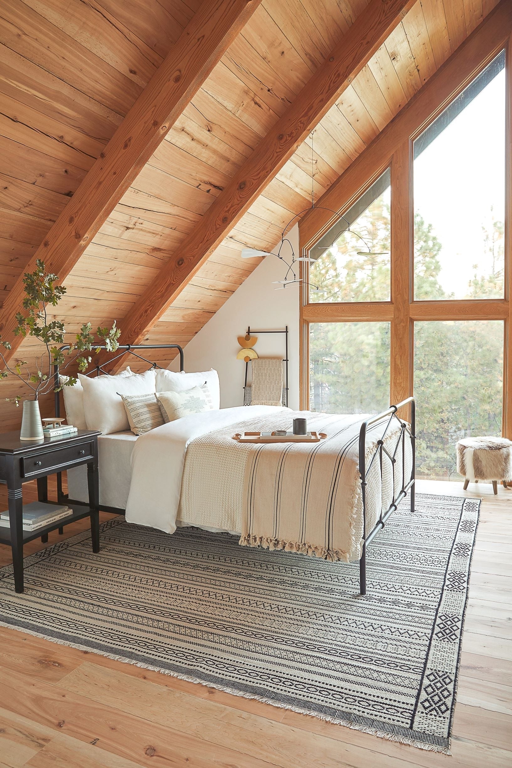 Bed The Bed is a timeless look with iron tubing characteristics of vintage European bedrooms. Keep your bedding style simple for an airy, easy vibe.