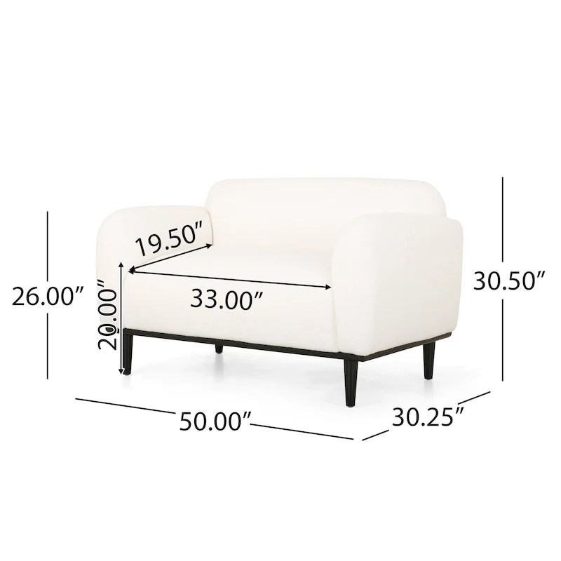 Chaparral Upholstered Loveseat by Christopher Knight Home