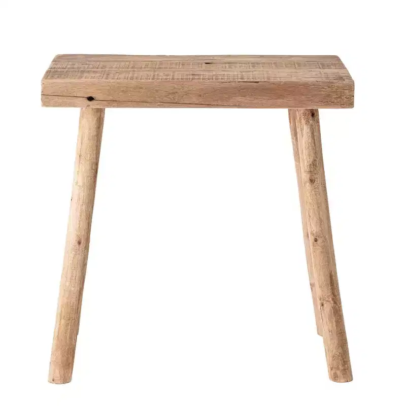 Storied Home Long Reclaimed Wood Accent Table Natural