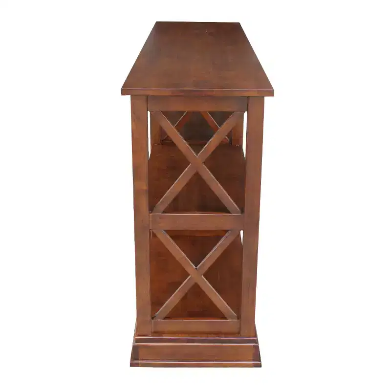 Hampton Sofa Server Table with Shelves - International Concepts