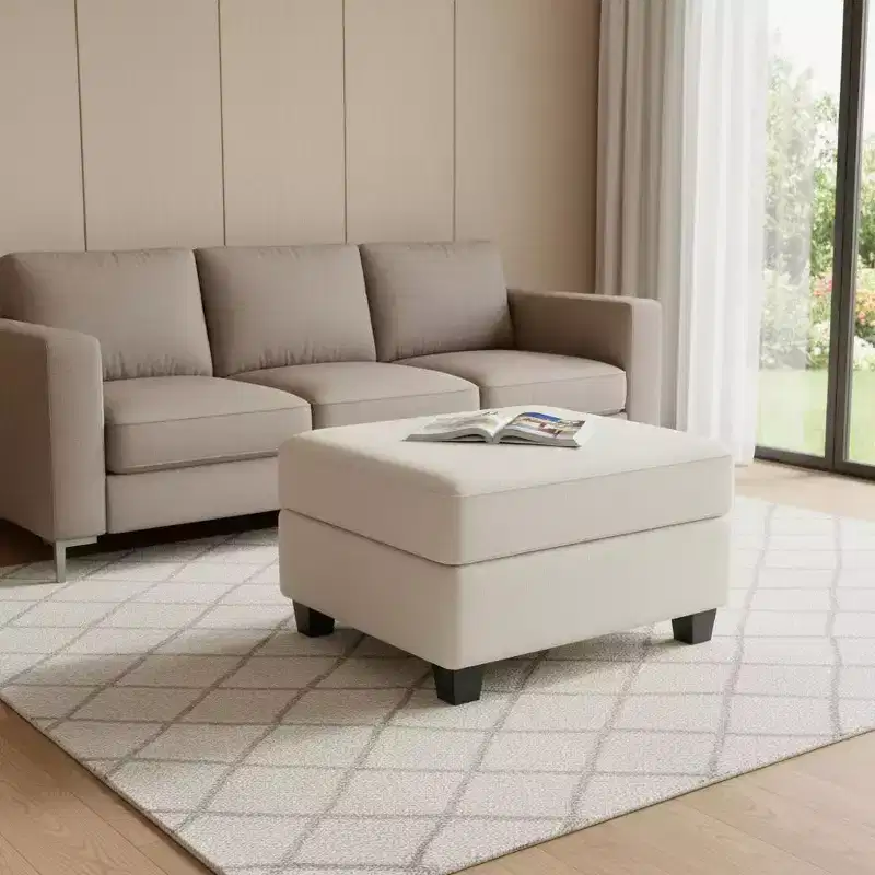 25 Velvet Storage Ottoman