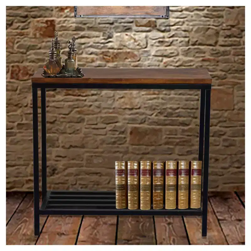 Carolina Living Conroy Console Chestnut/Black