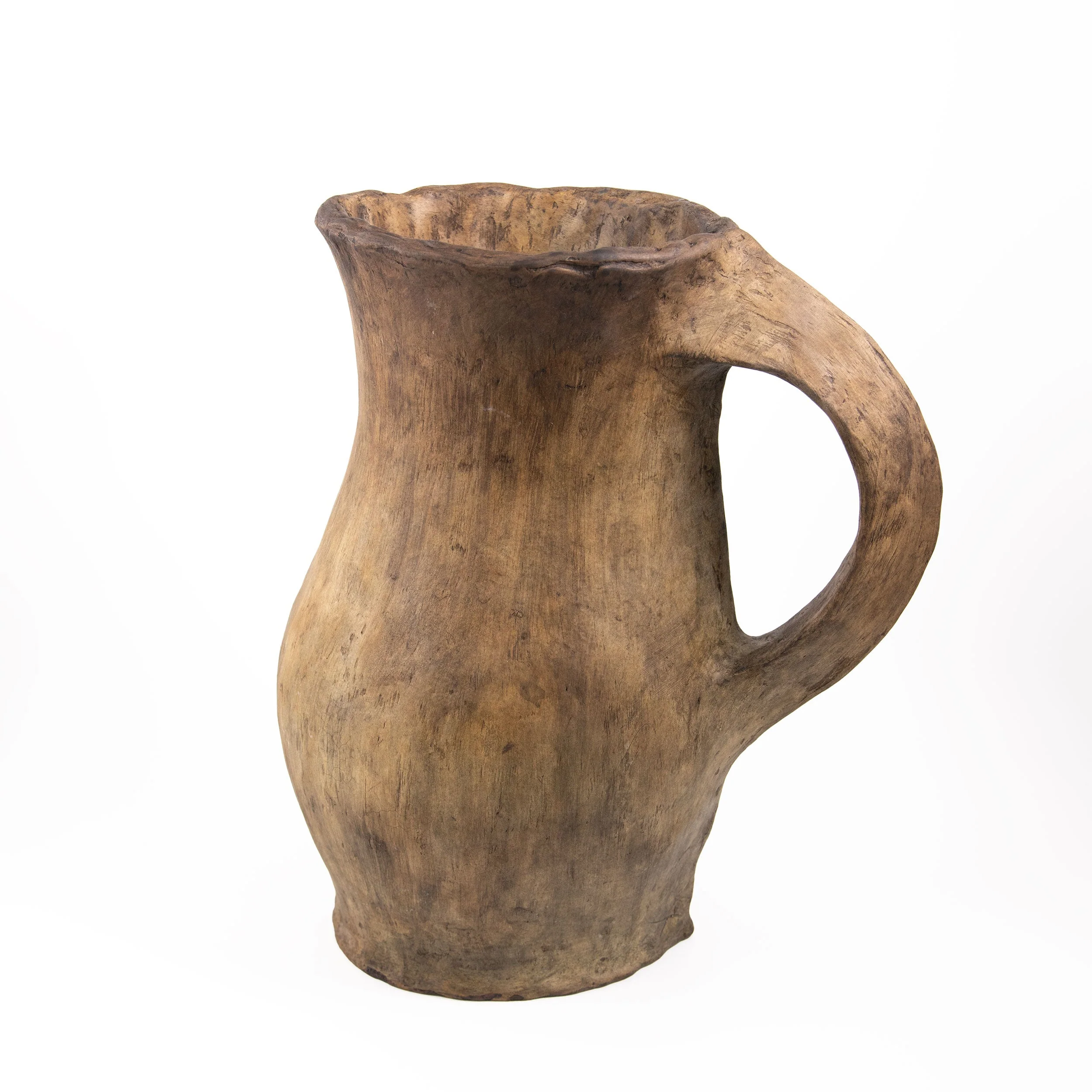 Oiled Linseed Earthenware Jug
