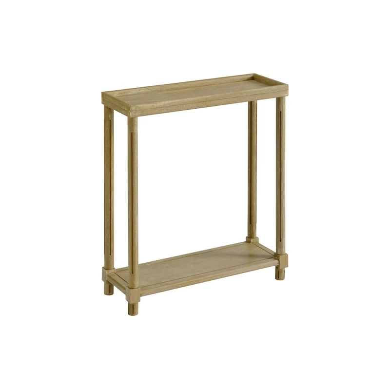 New Ridge Home Goods Harrison Narrow Side Tables, Set of 2, Distressed Oak