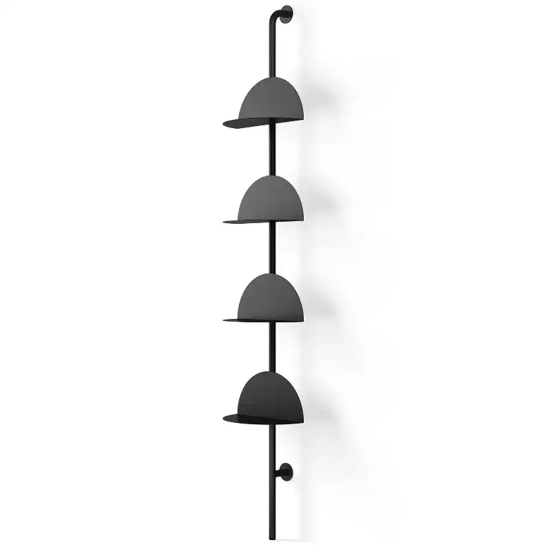Umbra Set of 4 Solis Adjustable Shelves Black