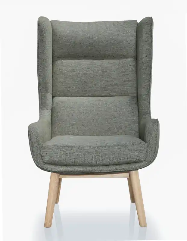 Accent Chair - Graphite & Natural