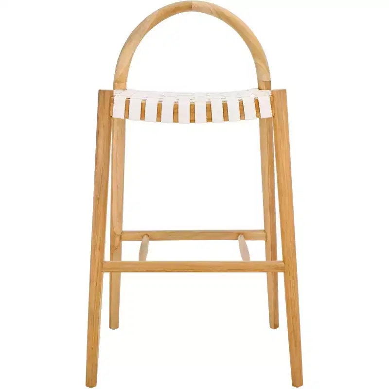 Rhyan Bar Stool - BST1204A - White/Natural - Safavieh