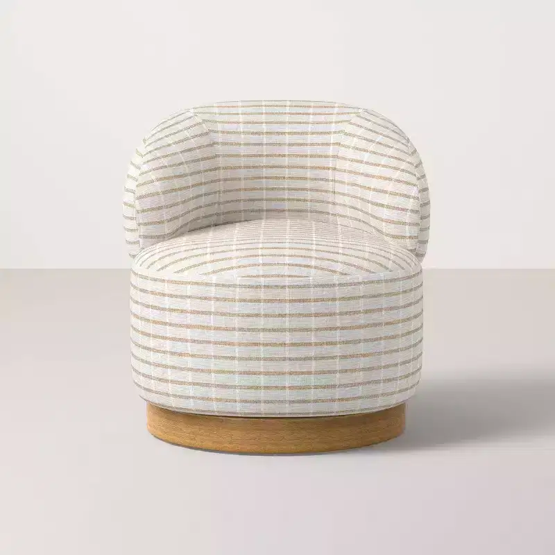 Swivel Chair with Plinth - Hearth & Hand with Magnolia
