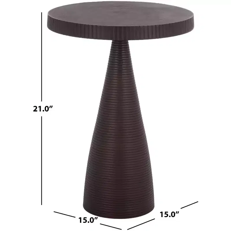 Champeaux Round Accent Table - FOX5527 - Safavieh Couture