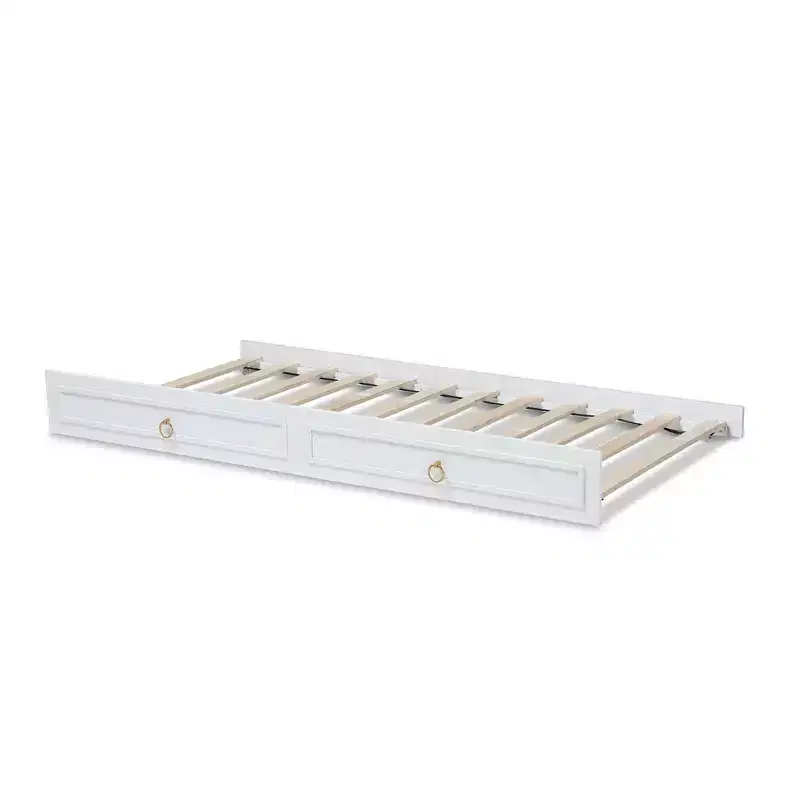 Twin Mariana White Finished Wood Trundle White -