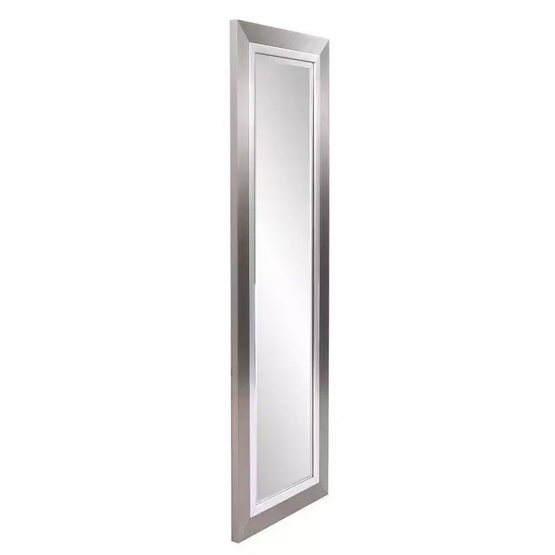 Rectangle Chicago Decorative Wall Mirror Silver - Howard Elliott: Elegant Tall & Large, Beveled Glass, No Assembly Required