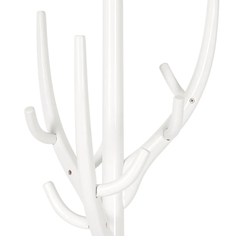 Adjustable Tree-branch Coat Rack Freestanding, Rubberwood Coat Tree - 16.54Dia. x 71.65H