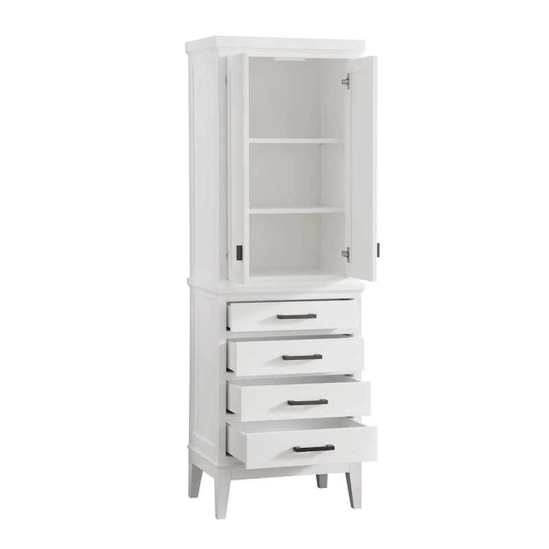 Avanity Madison 24-inch Linen Tower in White - 24W x 71H