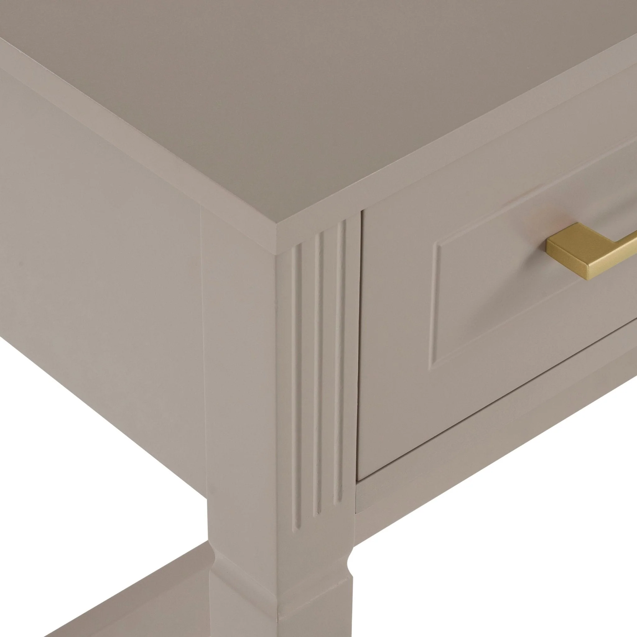 Dressing Table Console - Taupe