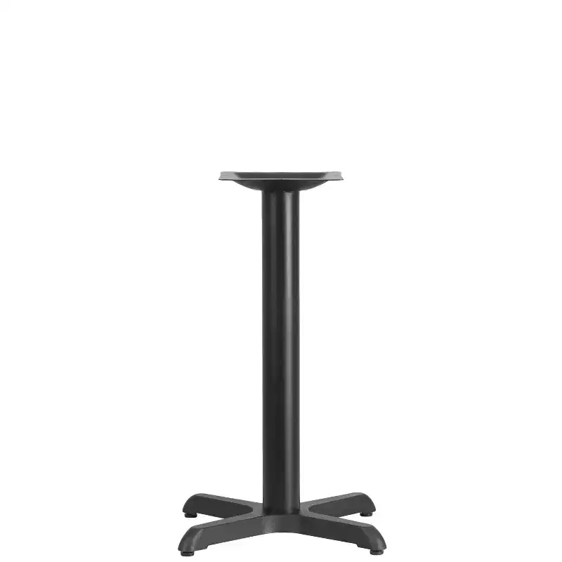 22 x 22 in. Restaurant Table X-Base with 3 in. Dia. Table Height Column, Cast Iron