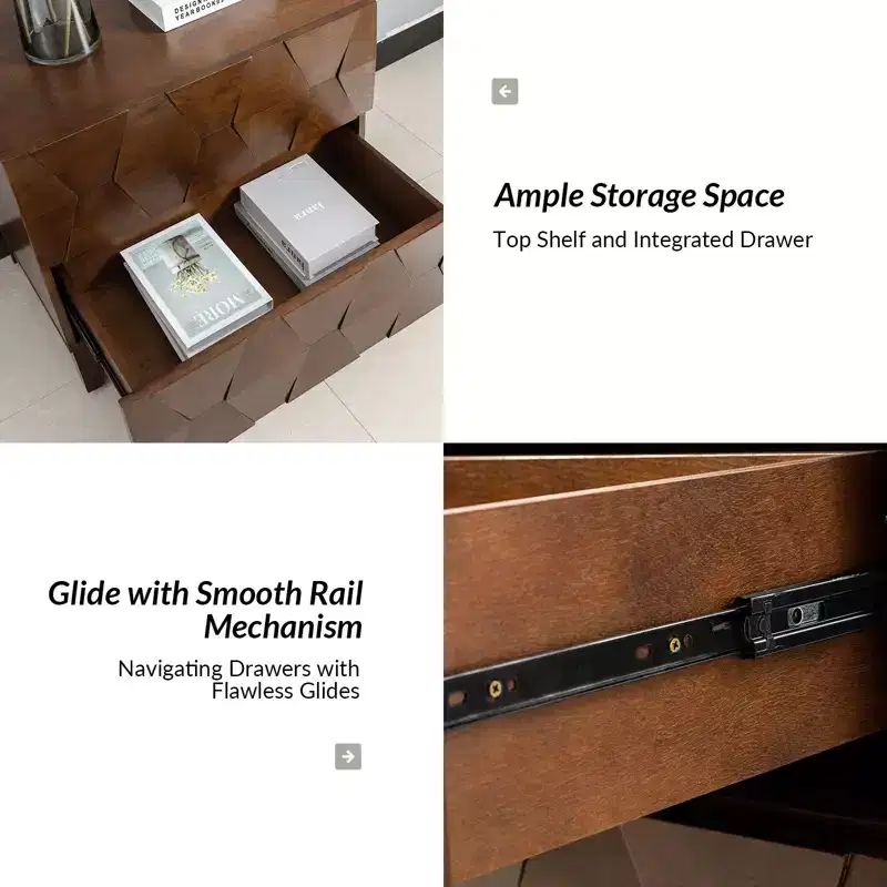 Paddy 2 - Drawer end table| ART OF LIVING DESIGNS