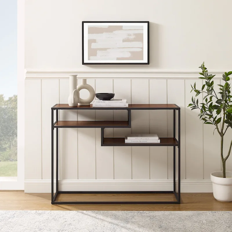 Designs Modern 2-Tier Entry Table