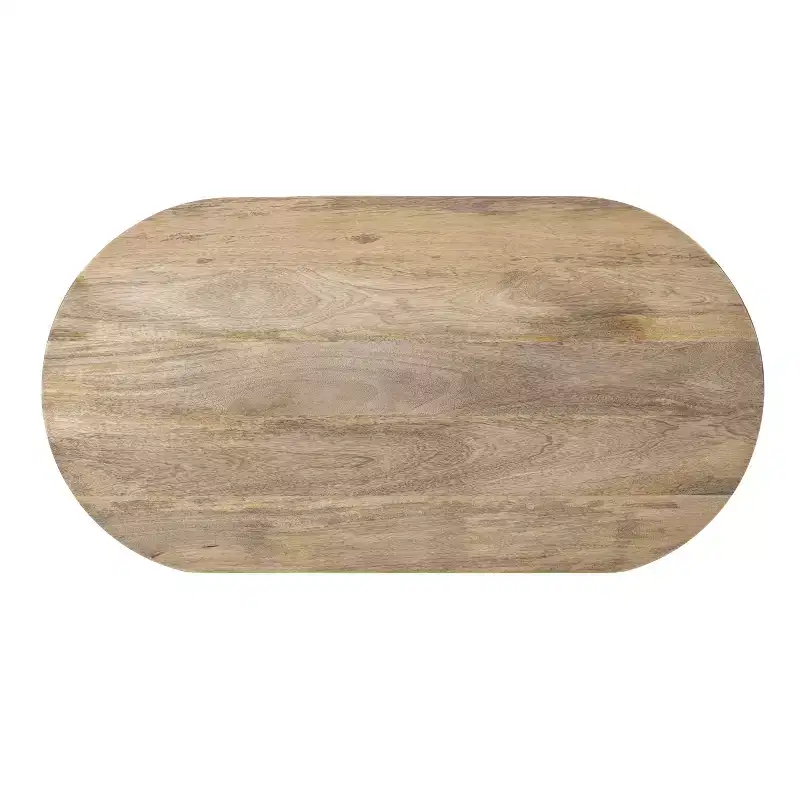Kate and Laurel Conan Capsule Wood Coffee Table, 38x20x17, Natural
