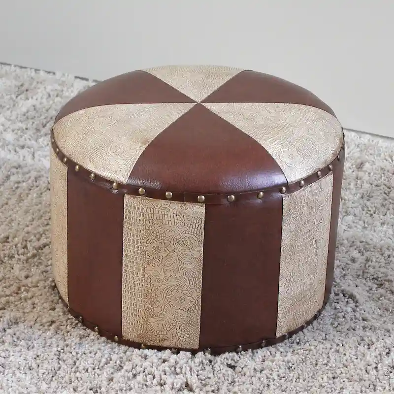 Carmel Round Ottoman Stool
