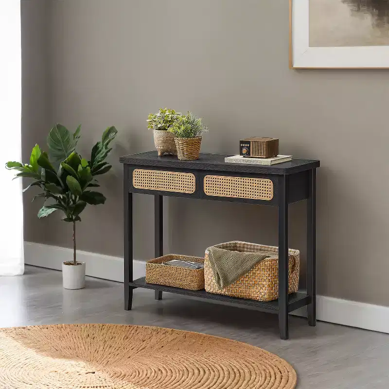 arrow Console Table Console Table With Drawers Small Entryway Table Rattan Console Table Entryway Console Table Wood Console Table