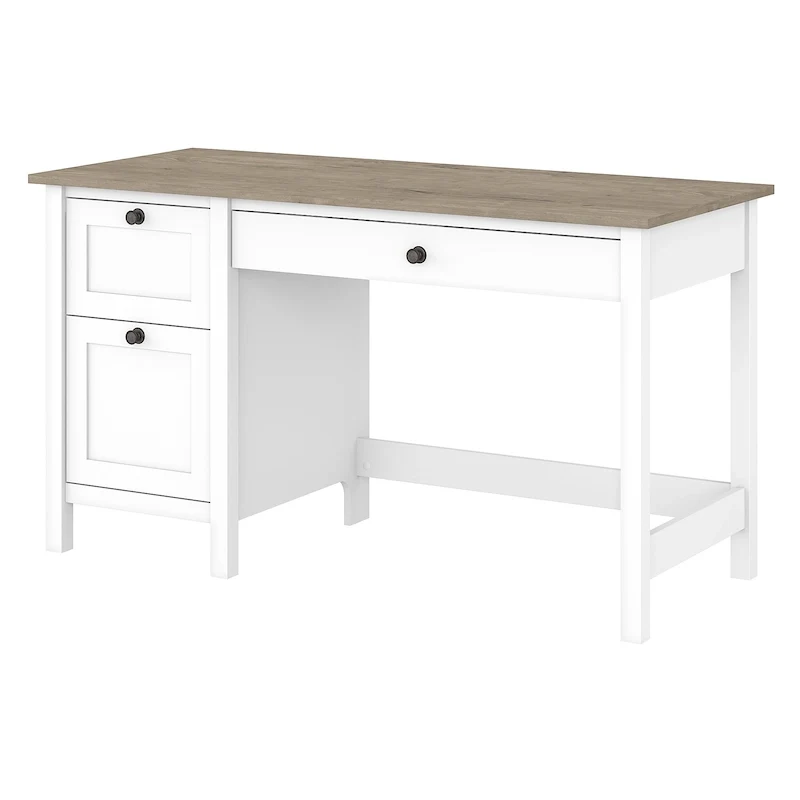 54W Computer Desk with Drawers by