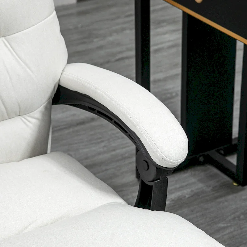 Vinsetto Microfibre Vibration Heated Reclining Massage Office Chair