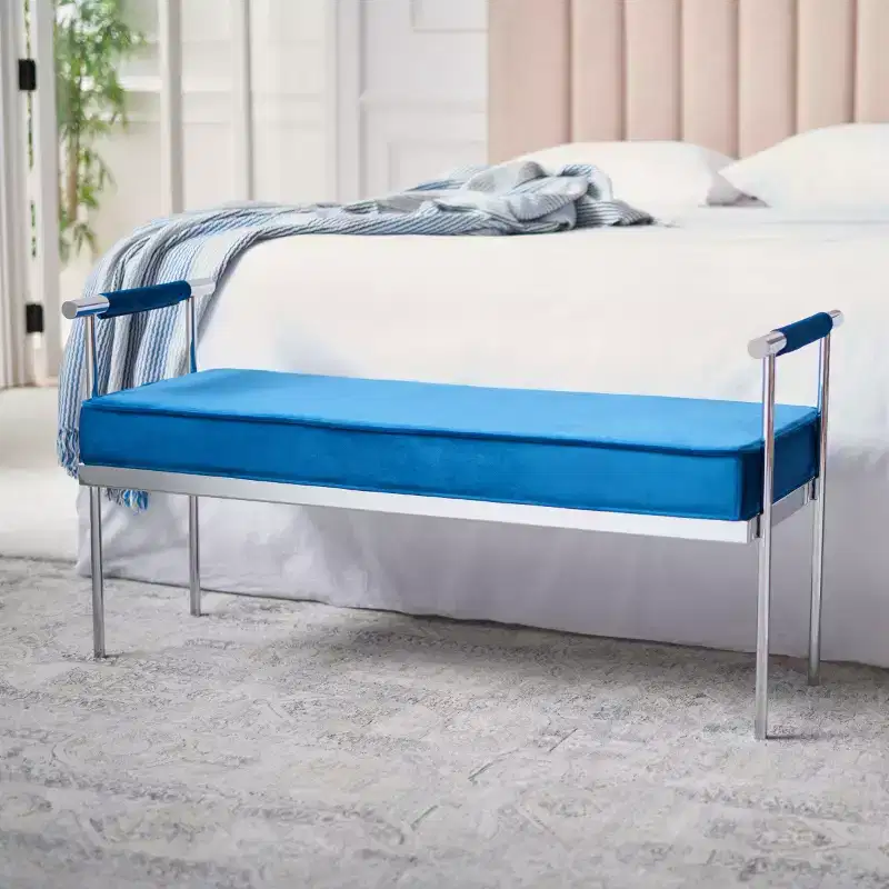 Pim Long Rectngle Bench With Arms - BCH6206 - Safavieh