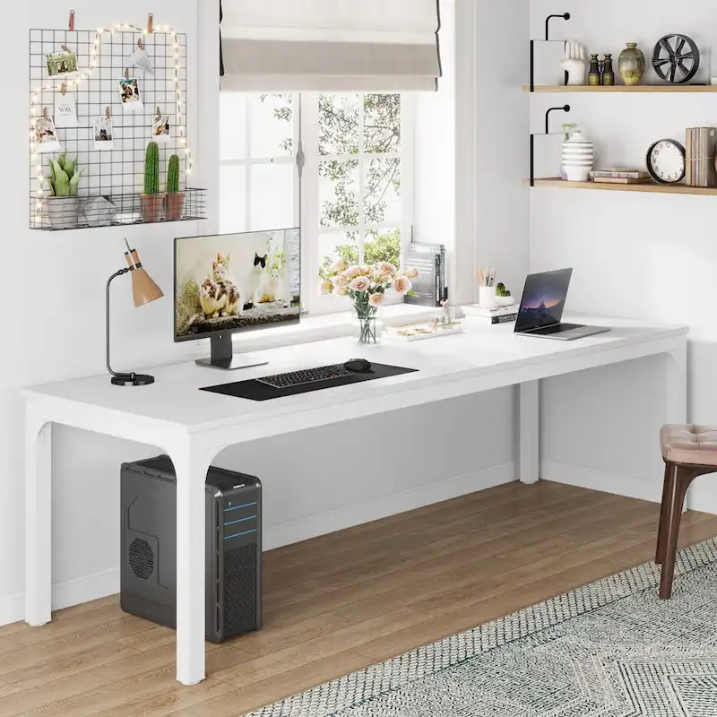 78.7 Inches Extra Long Computer Desk 2 Person Desk