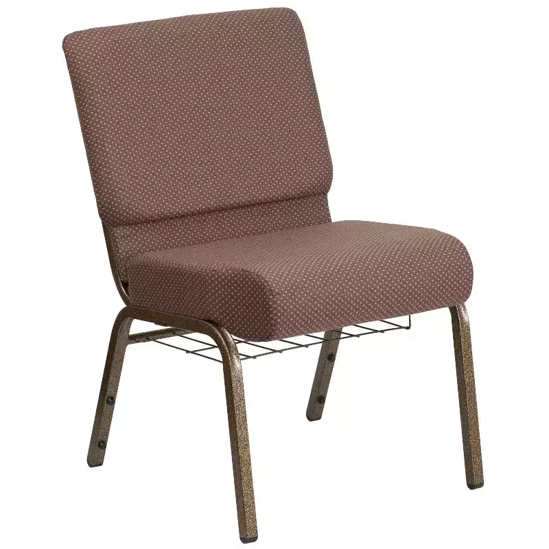 Flash Furniture HERCULES Series 21''W Church Chair with Book Rack