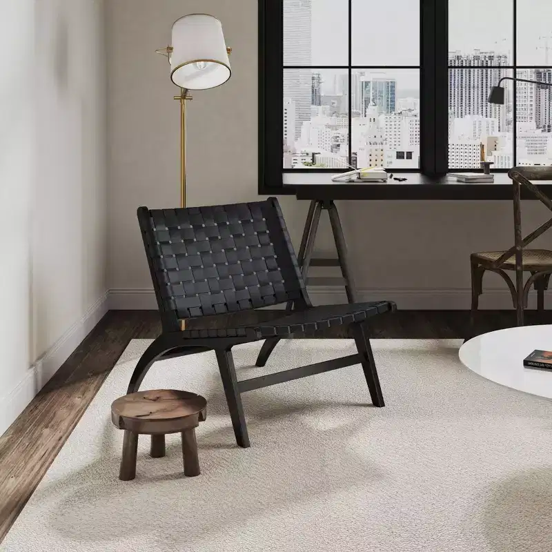 Leatherette Accent Chair