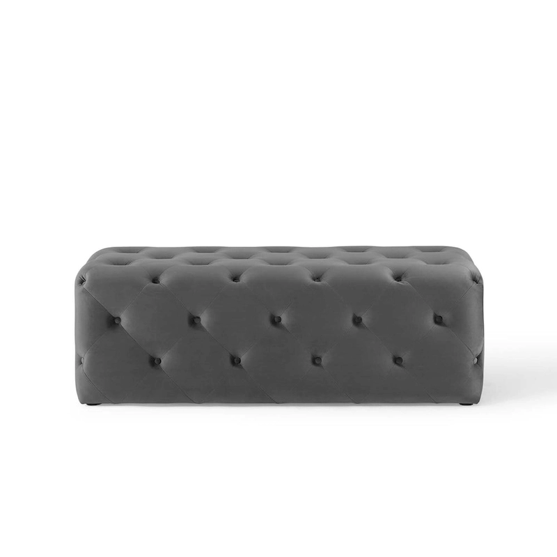 Carson Carrington Ullervad 48-inch Button Tufted Entryway Velvet Bench