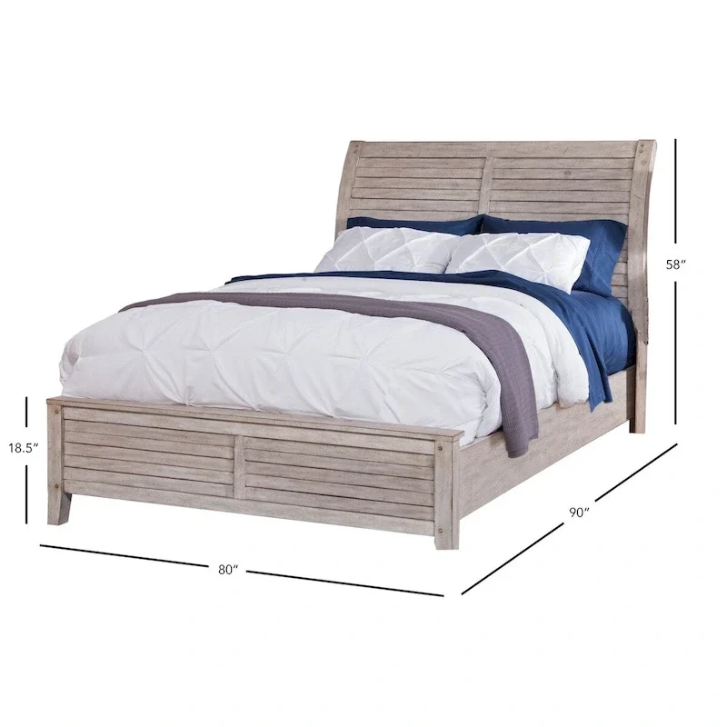 Asher Sleigh Bed
