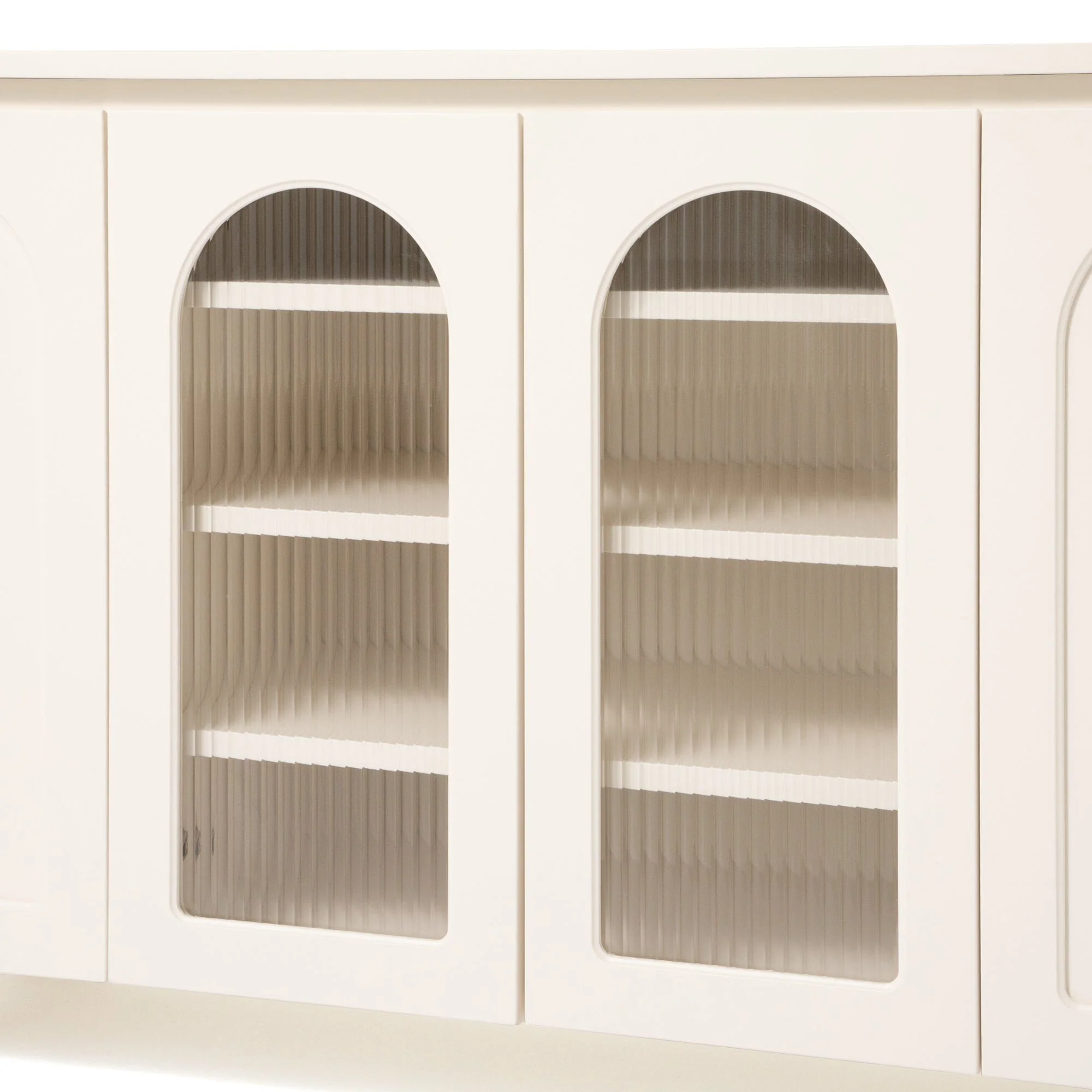 White Sideboard Cabinet with Storage