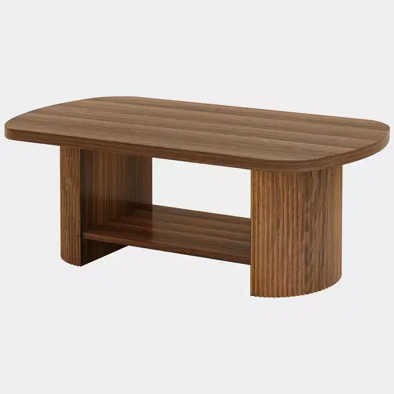 2-Tier Oval Coffee Table