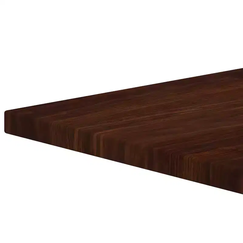 Emma and Oliver 36 Square High-Gloss Resin Table Top with 2 Thick Drop-Lip