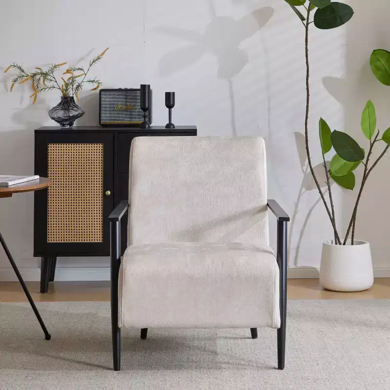 Modern Accent Chair, Upholstered Lounge Chair for Living Room, Bedroom -ModernLuxe