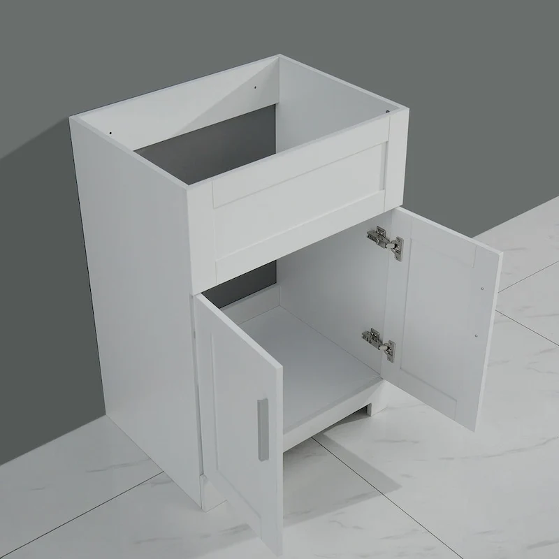 24-Inch Laundry Utility Sink Cabinet with Stainless Steel Faucet