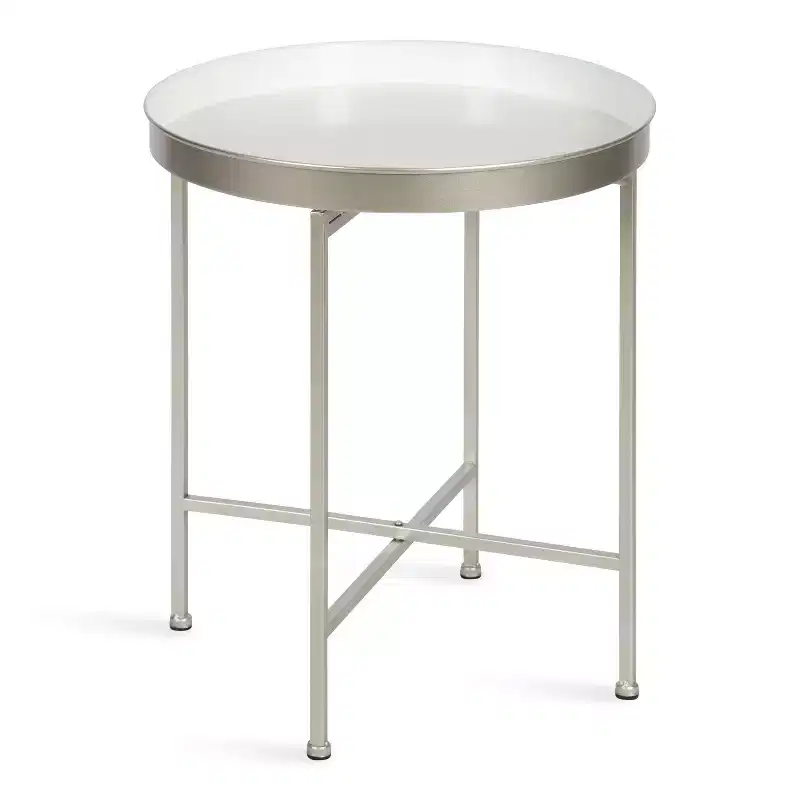 Kate and Laurel Celia Round Metal Side Table