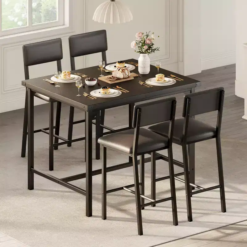 Dining Set - Modern Dining Room Furniture, Kitchen Dining Set, Durable Construction, Space-Saving Design, Stylish and Comfortable