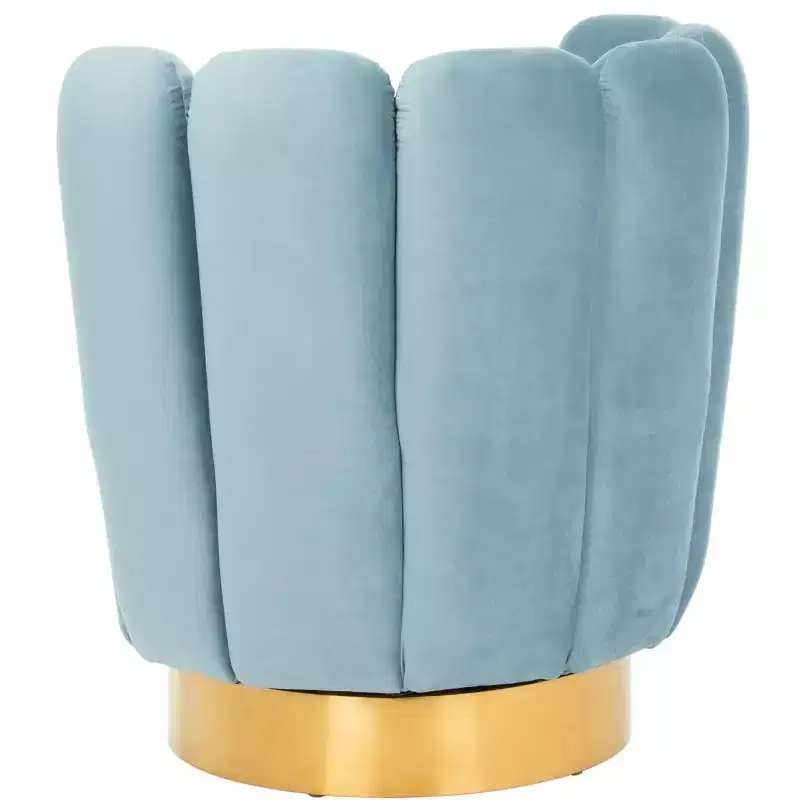 Arrow Swivel Velvet Chair - SFV4711 - Safavieh Couture