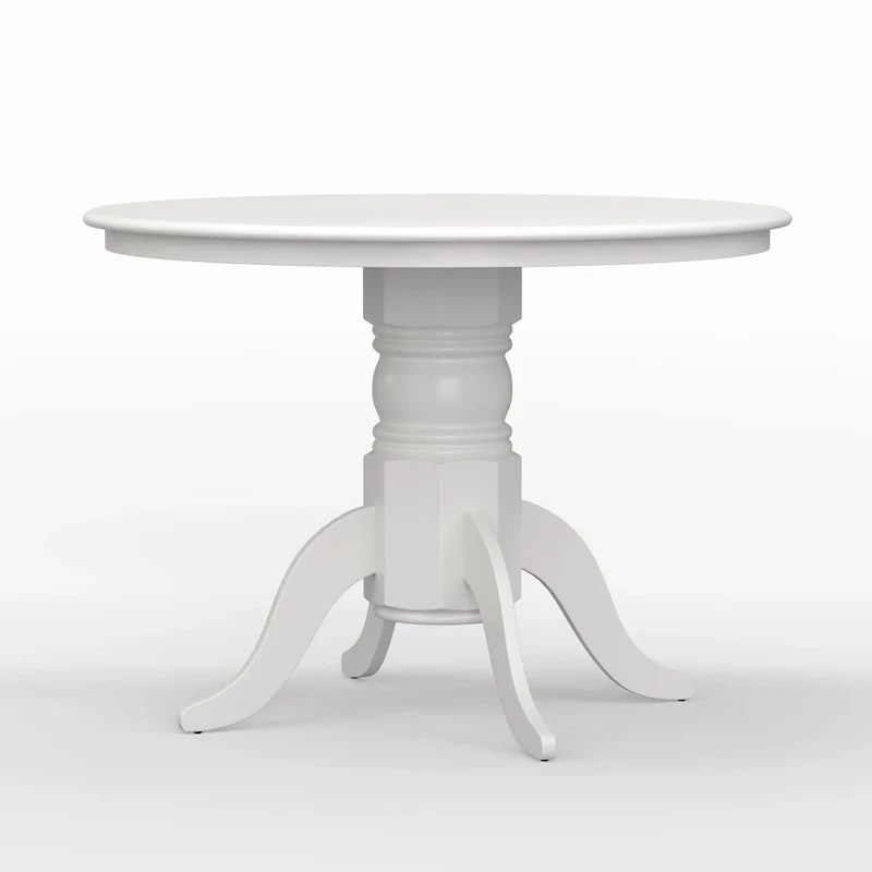 42 Round Wood Pedestal Dining Table