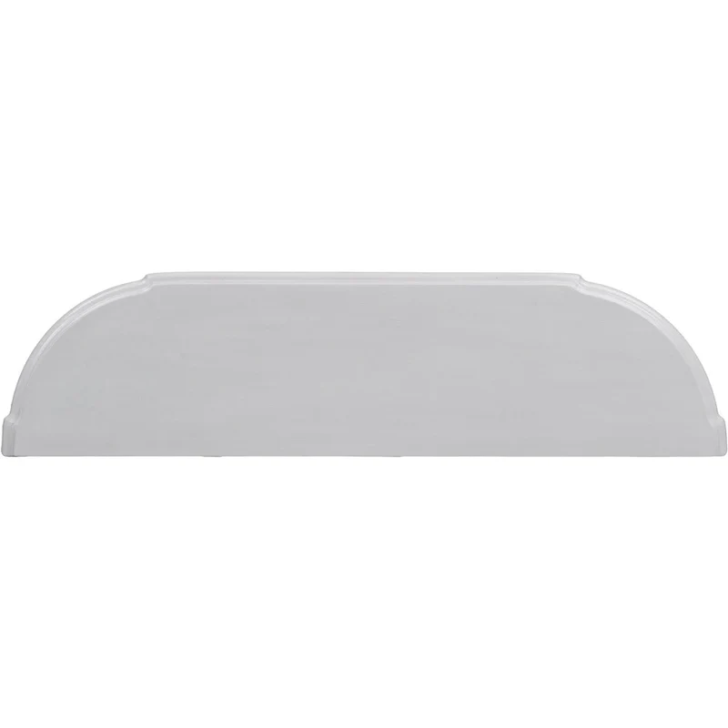 Retro Circular Curved Design Console Table with Open Style Shelf