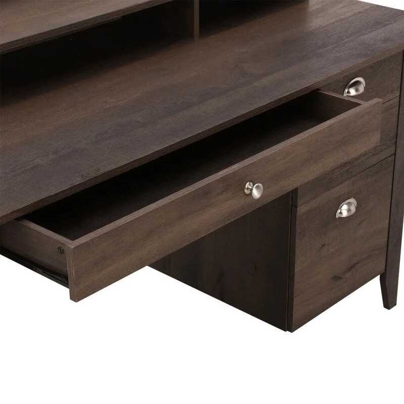 53 Wide Home Office Writing Desk With Hutch