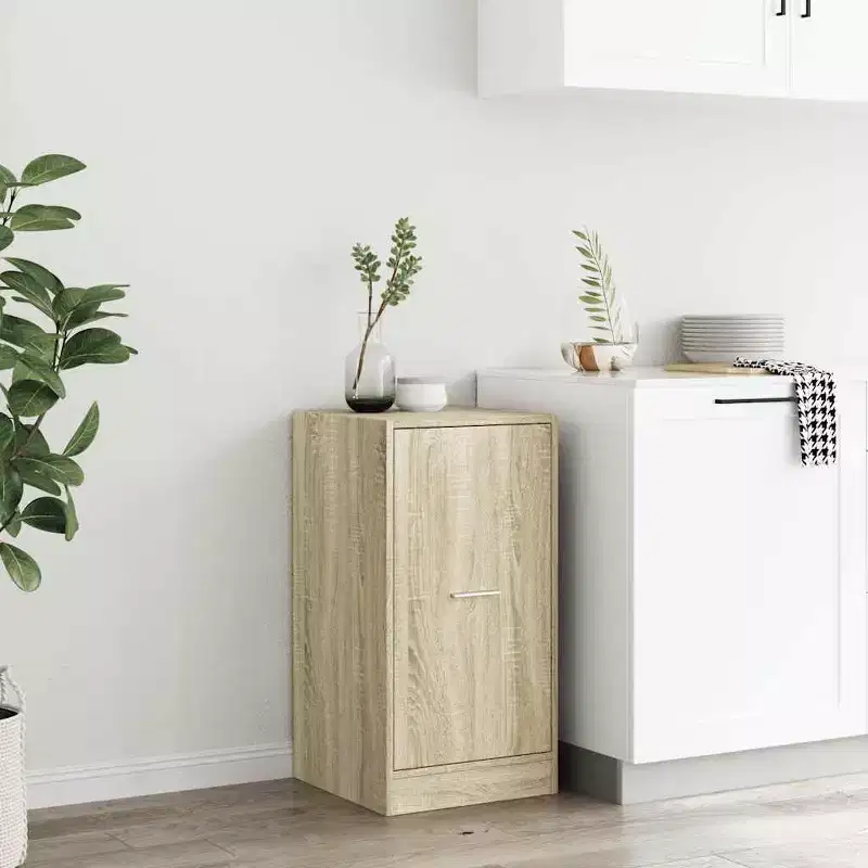 Apothecary Cabinet Sonoma Oak Engineered Wood Medium