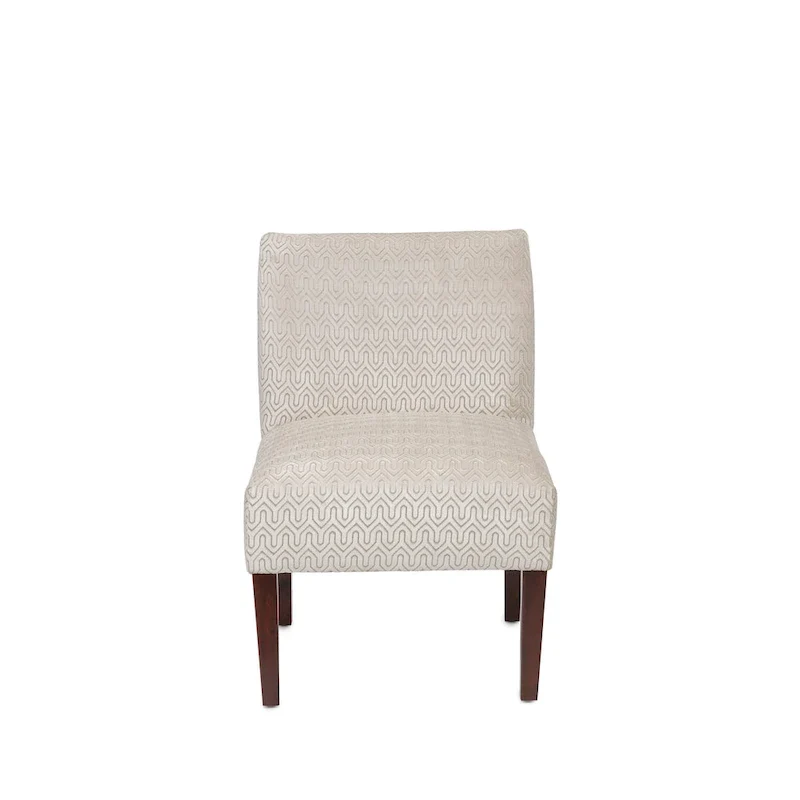Samantha Transitional Button Tufted Slipper Chair