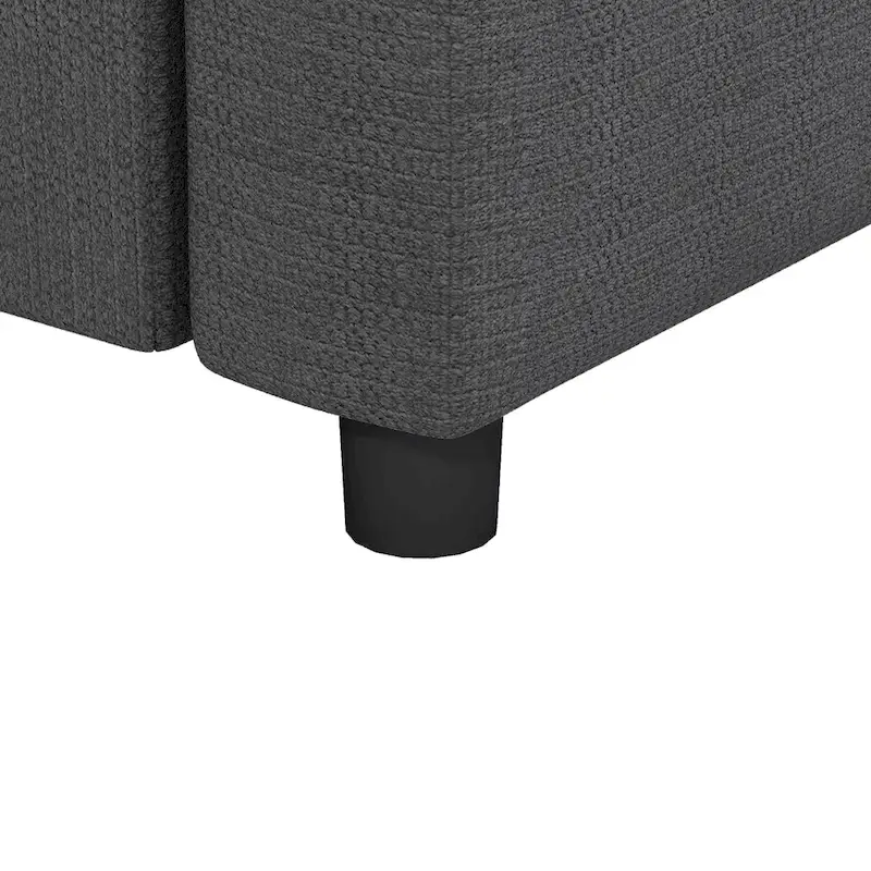 116 Chenille U-Shaped Modular Sectional Sofa, 8-Seater