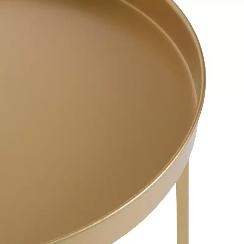 Kate and Laurel Celia Round Metal Side Table