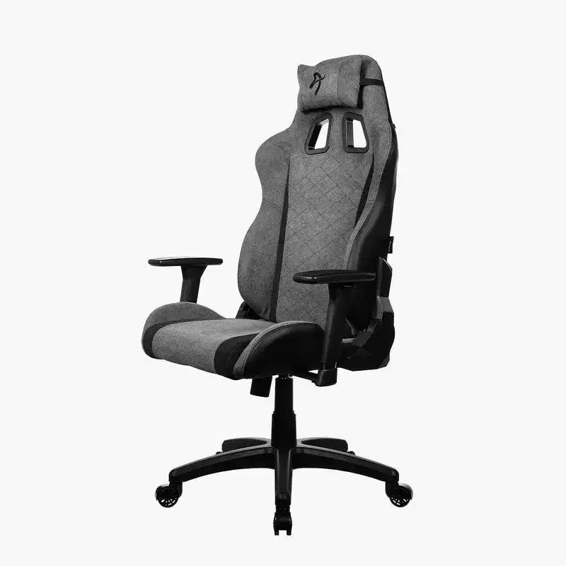 Arozzi Avanti Soft Fabric Office and Gaming Chair with Soft Neck and Lumbar Support Pillows